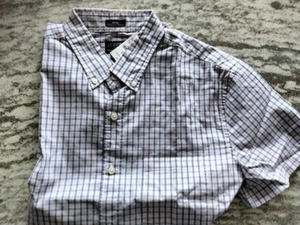 Jcrew Mens Short Sleeve Performance Shirt Medium $89.50 retail MINT FREE SHIP! - Picture 1 of 1