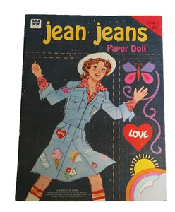 Vintage 1975 Whitman Western Verlag Jean Jeans Papierpuppenbuch - Bild 1 von 8
