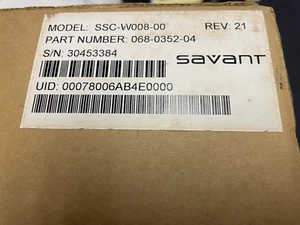 Savant SSC-W008 Wireless Smart Controller - New In Box - Picture 1 of 5