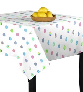 Tovaglia quadrata multi firma lancio uova di Pasqua misure assortite - Foto 1 di 1