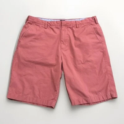 J. Pantalones Cortos Chinos Crew Para Hombre Talla 38 Rojo Rivington Frente Plano Foto 1 de 4