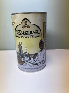 Zanzibar Coffee Tin Container - From Zanzibar, Tanzania - Empty - Africa - Picture 1 of 12