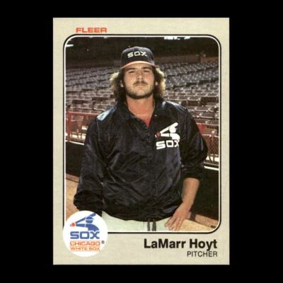 LaMarr Hoyt 1983 Fleer Chicago White Sox #238 NM Vintage! - Image 1 of 2