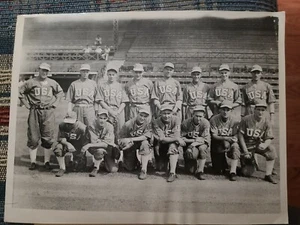 1939 AMATEUR WORLD SERIES AMERICAN BASEBALL TEAM U.S.A. MLB PHOTO HAVANA CUBA  - Picture 1 of 9
