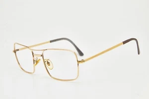 1970s vintage gold plated eyeglasses L'AMY 70 Gold eyeglases golden glasses - Picture 1 of 13