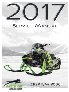 Manual de servicio Arctic Cat XR XF M 9000 | 2017 | CD O USB enviado por correo - Imagen 1 de 12