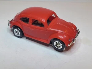 VW KÄFER ROT AW NON-MAG FAHRWERK TJET HO CHROM GESCHLITZTE FELGEN GUMMIREIFEN - Bild 1 von 10