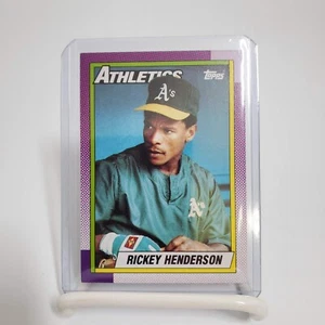 Athletics Topps Rickey Henderson #450 Oakland Athletics C7969 1990 - Picture 1 of 6