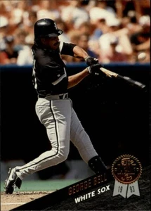 1993 Leaf George Bell # 217 Chicago White Sox Baseball Card MINT condition - Picture 1 of 2