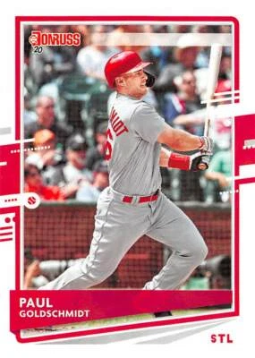 2020 Donruss Photo Variation SP #127 Paul Goldschmidt Cardinals 🔥⚾🔥 - Image 1 of 3