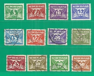 NETHERLANDS 1941 year , used stamps Mi # 380-391 - Picture 1 of 1