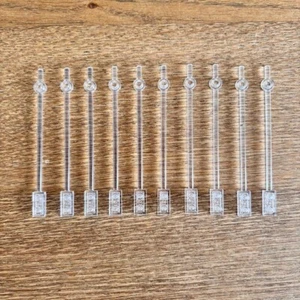 10x LEGO Stange mit 1x2 Plattenende und runden Noppen (49546) KLAR, KOSTENLOSER UK-Versand - Bild 1 von 2