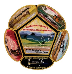 2017 National Jamboree - Tuscarora Council Contingent Complete Patch Set