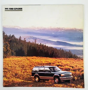 1991 Ford Explorer Showroom Sales Booklet Dealership Catalog Auto Car Brochure - Picture 1 of 4
