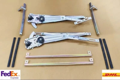 OEM SUZUKI SAMURAI GYPSY FRONT WINDOW GLASS CRANK/REGULATOR COMPLETE KIT - Image 1 of 4