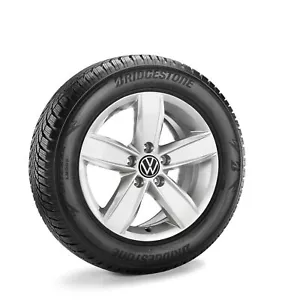 1 Satz Winterkompletträder T-ROC Corvara + BRIDGESTONE LM-005 205/60R16 92H - Bild 1 von 2