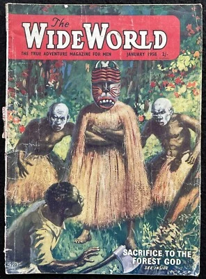 THE WIDE WORLD - January 1958, True Adventure Magazine For Men, Stories/Ads, UK - Image 1 of 4