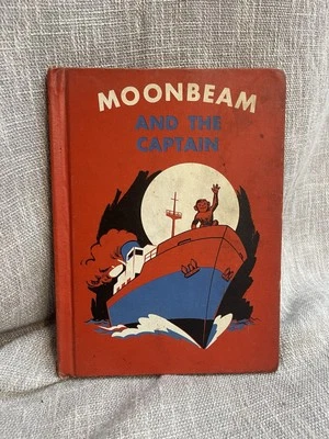 Moonbeam And The Captain 1968 Hardcover  Benefic Press Reader Children Book - Image 1 of 4