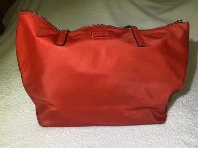 Bolso de Mano KATE SPADE Rojo Nylon/Cuero Mediano Cartera Foto 1 de 3