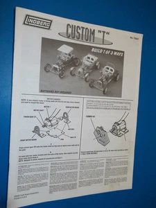 1/8 Scale: Custom T Lindberg 73047 Instruction Manual - Picture 1 of 1