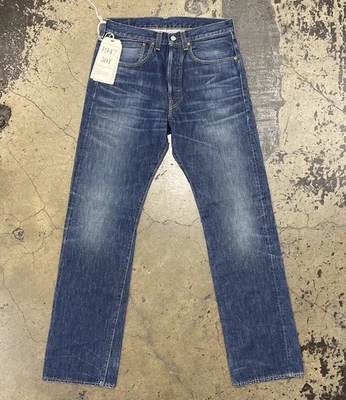 NUEVO CON ETIQUETAS LVC Levi’s Vintage Clothing Hombre’s 32x32 501 XX 1947 Ribete Denim Jean Hige Foto 1 de 4