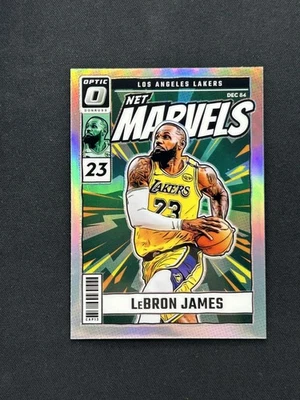 2024-25 Panini Donruss Optic Lebron James Net Marvels HOLO SILVER PRIZM SP 🔥 - Image 1 of 2