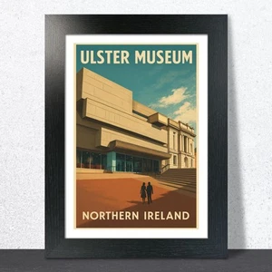 Ulster Museum Travel Poster - Picture 1 of 7