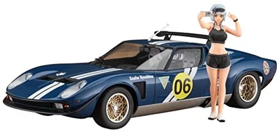 Hasegawa 1/24 Lamborghini Jota SVR Sasha Ilyushina with Figure Plastic Model SP5 - Image 1 of 4