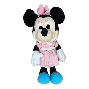 Vtg Disney Playskool Pink Polka Dot Minnie Mouse Plush Stuffed Animal Toy 13" - Picture 1 of 5