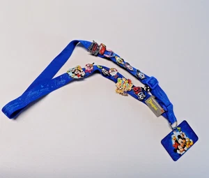Disney Pin Trading Lanyard with 12 Disney Pins - Picture 1 of 14