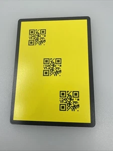 2025 Disney Lorcana Discard Error QR Code Card Yellow Background Fabled - Bild 1 von 3