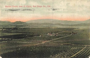 BOSTON RANCH, SAN DIEGO - Newman Post Card Co 1907 - Picture 1 of 2