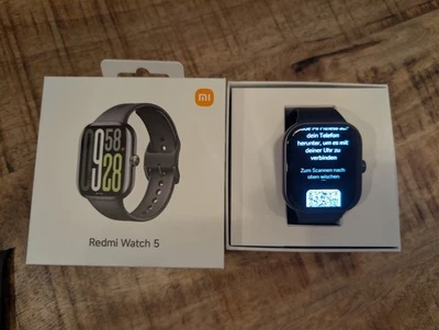 XIAOMI Redmi Watch 5 Smartwatch Obsidian Black (schwarz) - WIE NEU! - Bild 1 von 2