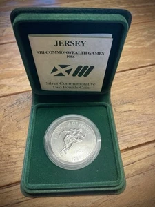 Jersey 1986 Silver Two Pound Proof - Picture 1 of 3