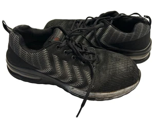 DYKHMILY Steel Toe Work Men's Size 8 Black Shoes Sneakers - Picture 1 of 9