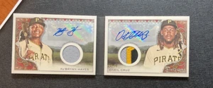 2024 A&G Dual-Auto Relic Book Card - Ke'Bryan Hayes / ONeil Cruz /10* Pirates - Picture 1 of 6