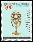 ANDORRE FRANÇAISE 483 - Monstrance de Saint Iscle et Saint Victoria (pa64520)