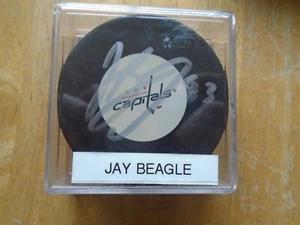 Jay Beagle Autographed Washington Capitals Puck - Picture 1 of 3