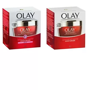 Olay Regenerist Micro Sculpting Anti-aging Moisturiser Day and Night x2 - Picture 1 of 6