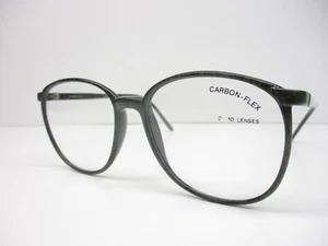 Gafas sin aire Carbon Flex gris semi vintage unisex moda 57 grandes de lote antiguo p3 - Imagen 1 de 7