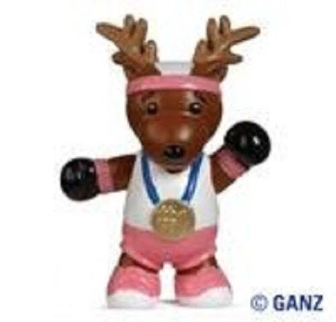 Webkinz Series 2 Figure - Reindeer Runner 2.0" Toy Web000465 Cover