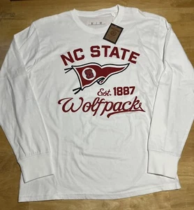 NUEVA Camiseta Colgante Para Hombre NC State Wolfpack Gráfica Manga Larga Mediana Nueva con Etiquetas - Imagen 1 de 7