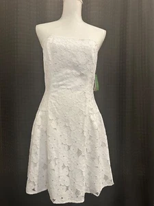 Lilly Pulitzer Resort style White Dress pique Lace, size 6.Mother’s Day/vacation - Picture 1 of 7