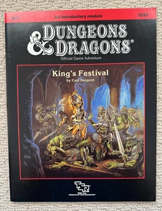 B11 King's Festival - Dungeons & Dragons - Carl Sargent - TSR 9260 1989 Original - Bild 1 von 22