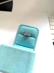 ANILLO DE TANZANITA MARQUESA 5 DISEÑO "STS" .925 MTG EN 2 PUNTAS .925 TALLA-8 GR1.67 - Imagen 1 de 5
