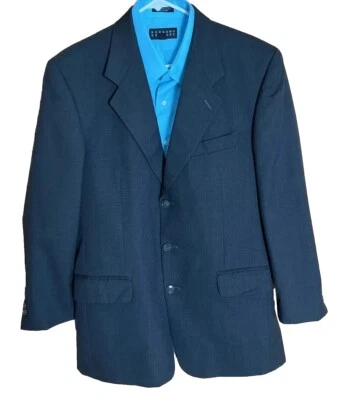 Блейзер мужской Jones New York Classic на 3 пуговицах 100% шерсть RN 47338 большой черный - Изображение 1 из 4