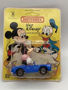 NUOVO IOB Vintage 1979 MATCHBOX Walt Disney WD-4 Minnie Die Cast Auto NOS - Foto 1 di 7