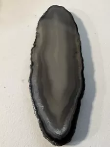 Deeply Colored Polished Brazilian Drusy Agate Geode Slab - Picture 1 of 8