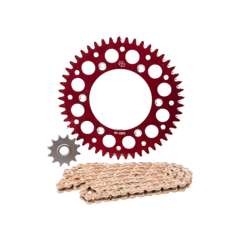 Primary Drive Gold Chain Sprocket Kit Set Red For HONDA CRF450L CRF450RL CRF450X - Изображение 1 из 1
