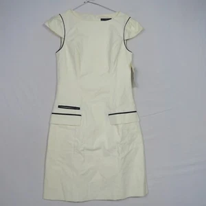 Cue Womens Pencil Dress 8(AU) or XS White Knee Length Cap Sleeve Formal RRP$249 - Picture 1 of 9